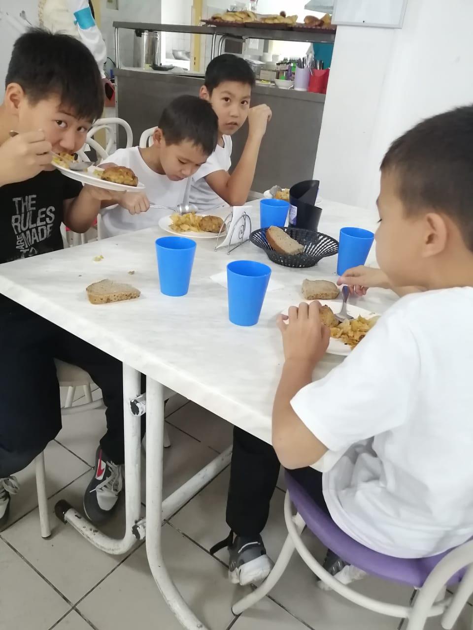 Тегін тамақтануды ұйымдастырудан көрініс