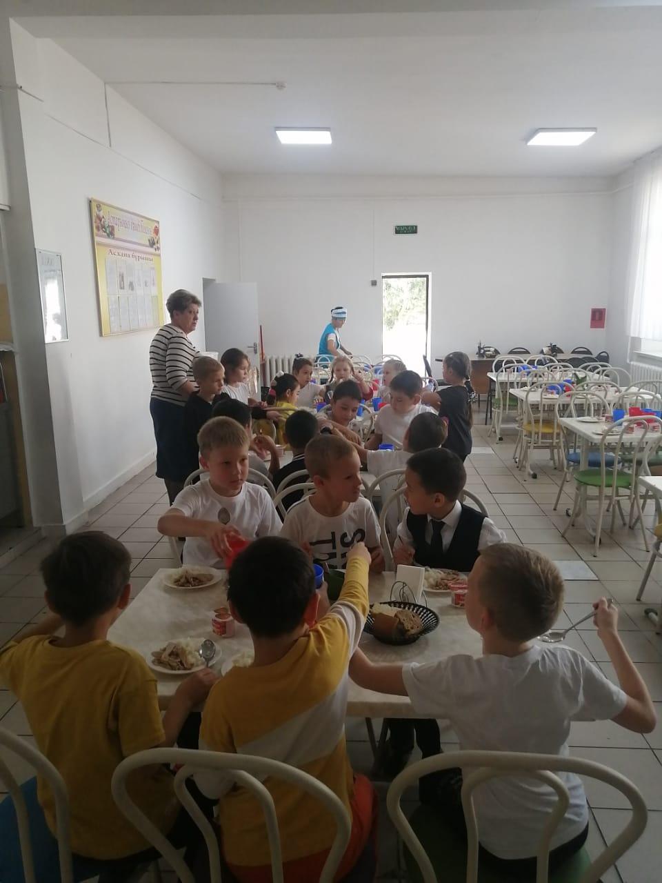 Тегін тамақтануды ұйымдастырудан көрініс