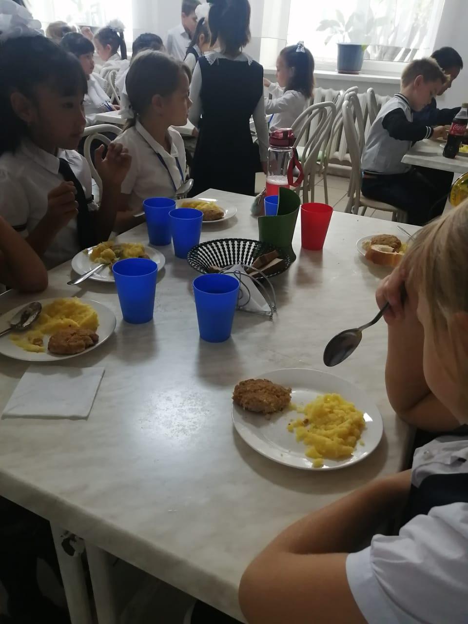 Тегін тамақтануды ұйымдастырудан көрініс