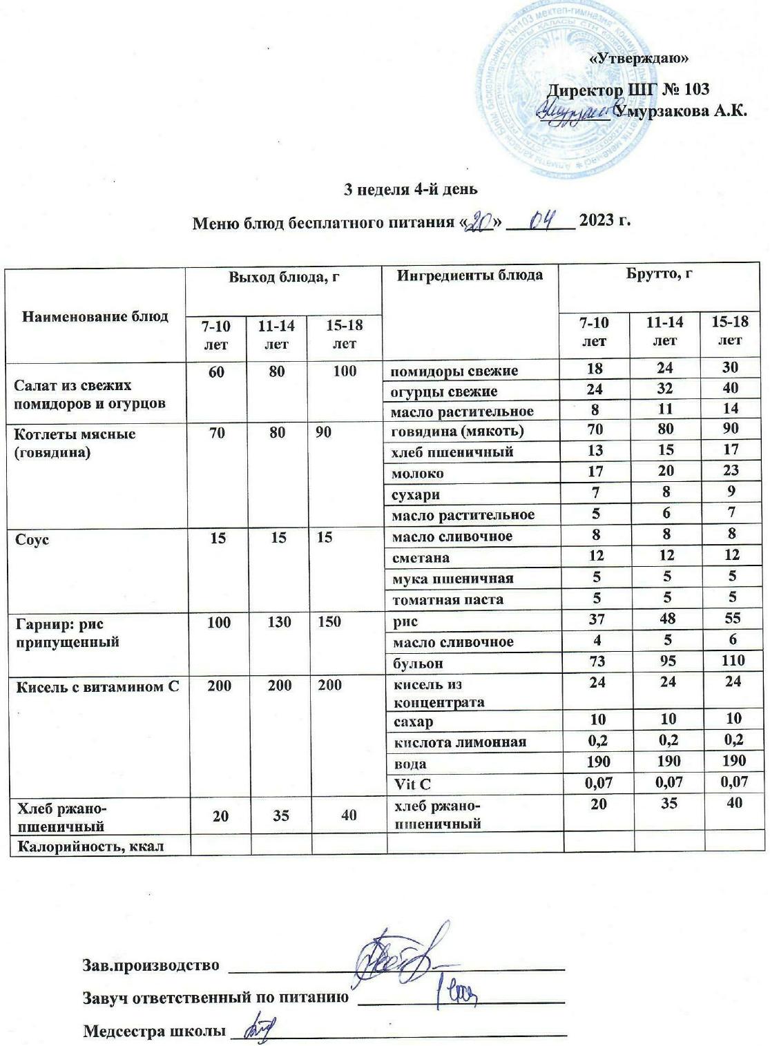 Тегін тамақтануды ұйымдастыру