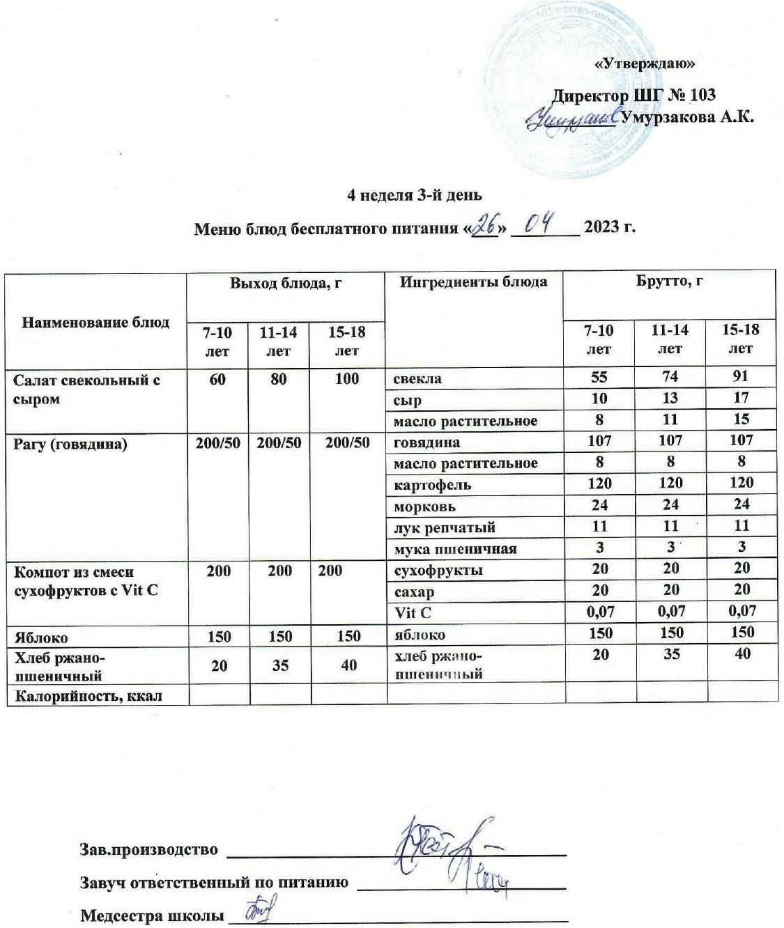 Тегін тамақтануды ұйымдастыру