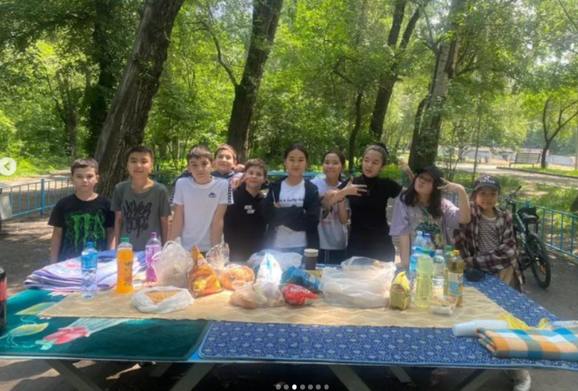 "Бала еңбегін қанауға қарсы 12 күн" акциясы аясында ұйымдастырылған жазғы саяхат. 5 Д сыныбы Сынып жетекшісі: Слямжан Е.