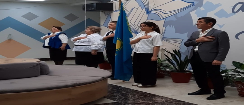 23-24 қазан күндері Республика күніне орай мектебімізде барлық оқушылар мен ұстаздар жанды дауыста мемлекеттік Гимнді шырқап, челленджге қатысты.