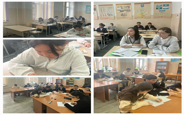 7-8 сыныптар арасында "Мен өмірді сүйемін" тақырыбында эссе алынды.