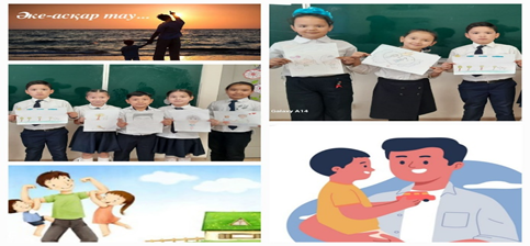 «Әке - асқар тау», отбасының тірегі» танымдық сабақ