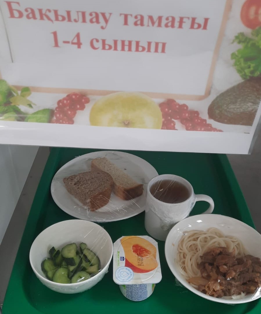 Ас мәзірі, бақылау тамағы