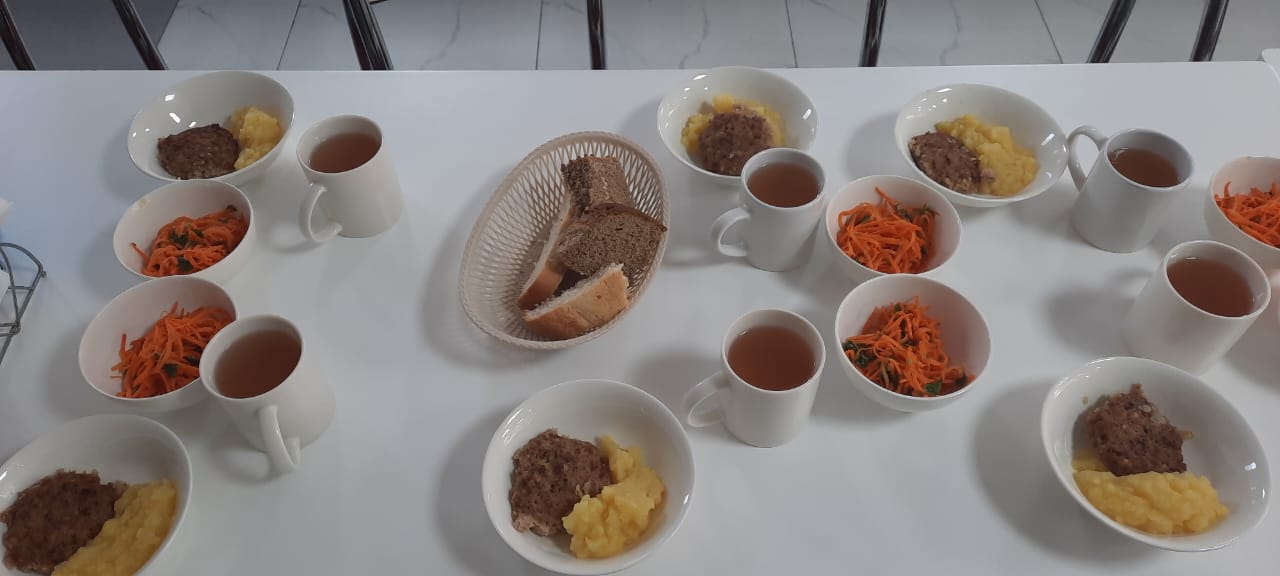 Сейсенбілік асхана тағамдары, ас мәзірі