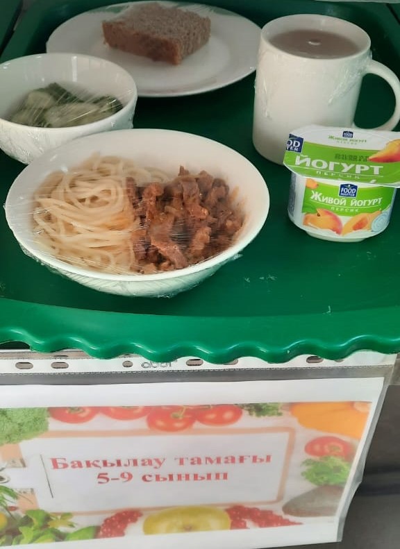 Сейсенбілік ас мәзірі, бақылау тамағы