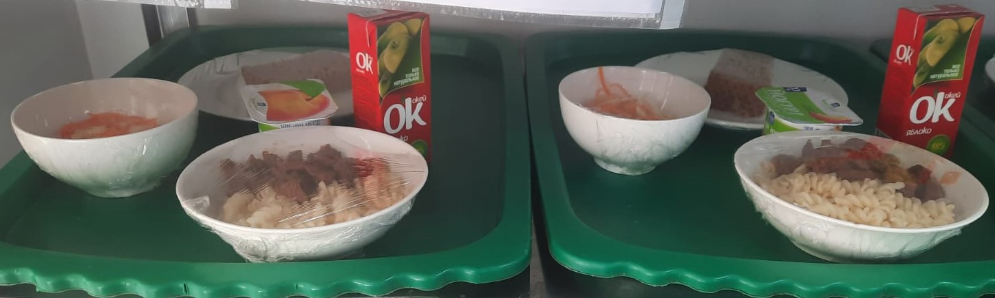 Дүйсенбілік бақылау тамағы, ас мәзірі