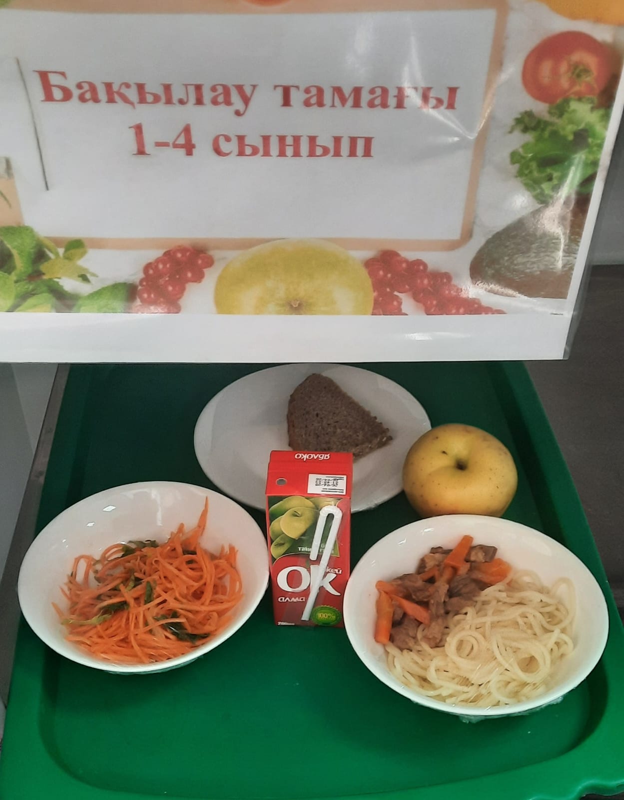 Ас мәзірі, бақылау тамағы  12.05.2025