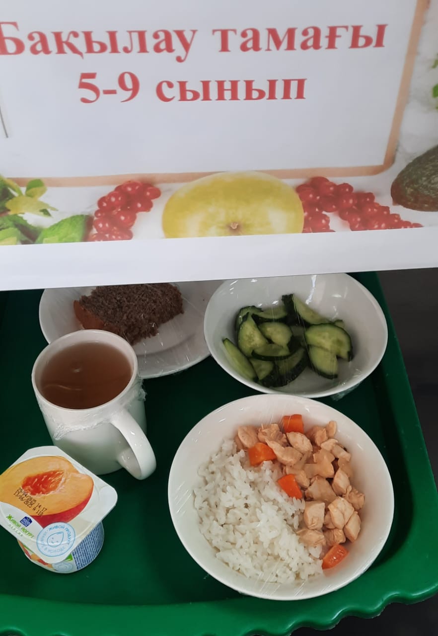 Ас мәзірі, бақылау тамағы  16.05.2025