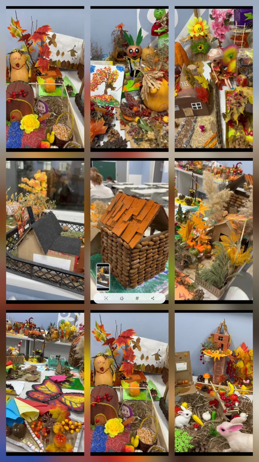 "Еңбегі адал -жас өркен жобасы аясында  1-7 сыныптар арасында күзгі көрменің ұйымдастырылуы.